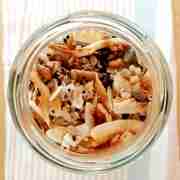 granola in a jar