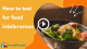 How to test for food intolerances